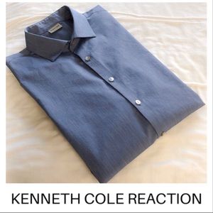 🌿Kenneth Cole Reaction Slim Fit Dress Shirt Long